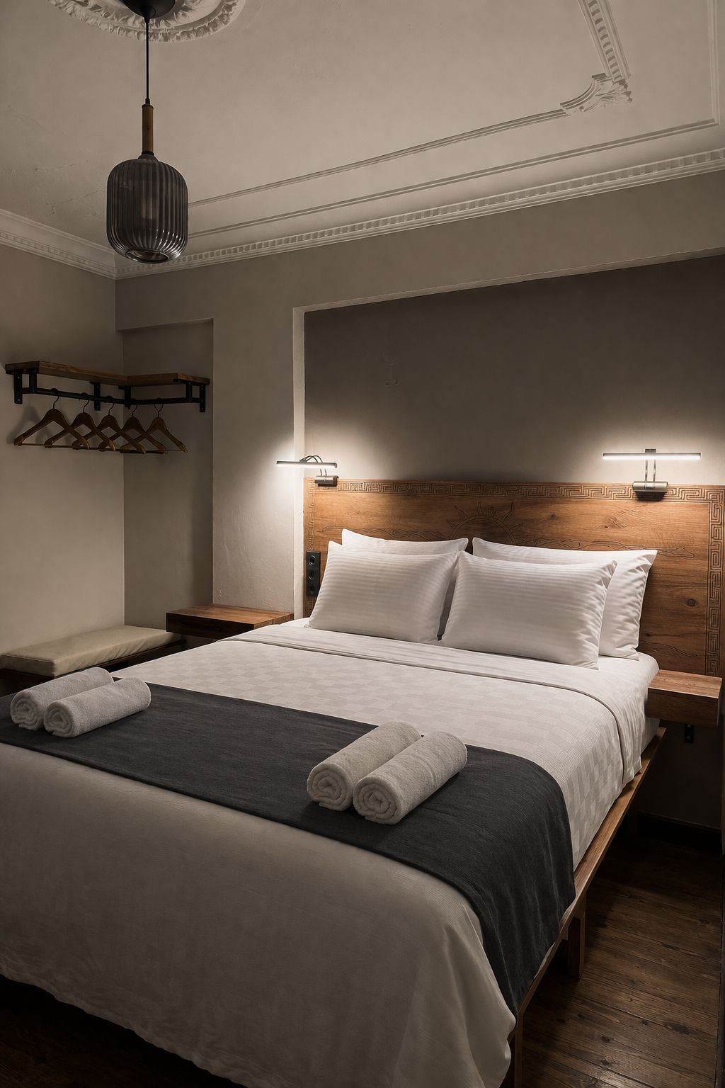 舒适双人房或双床房, 阳台 | 高档床上用品、熨斗/熨板、免费 WiFi、床单