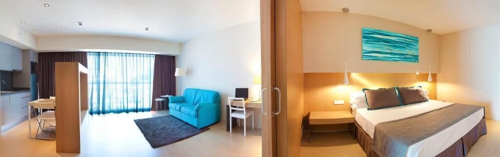 In-room safe, desk, laptop workspace, soundproofing