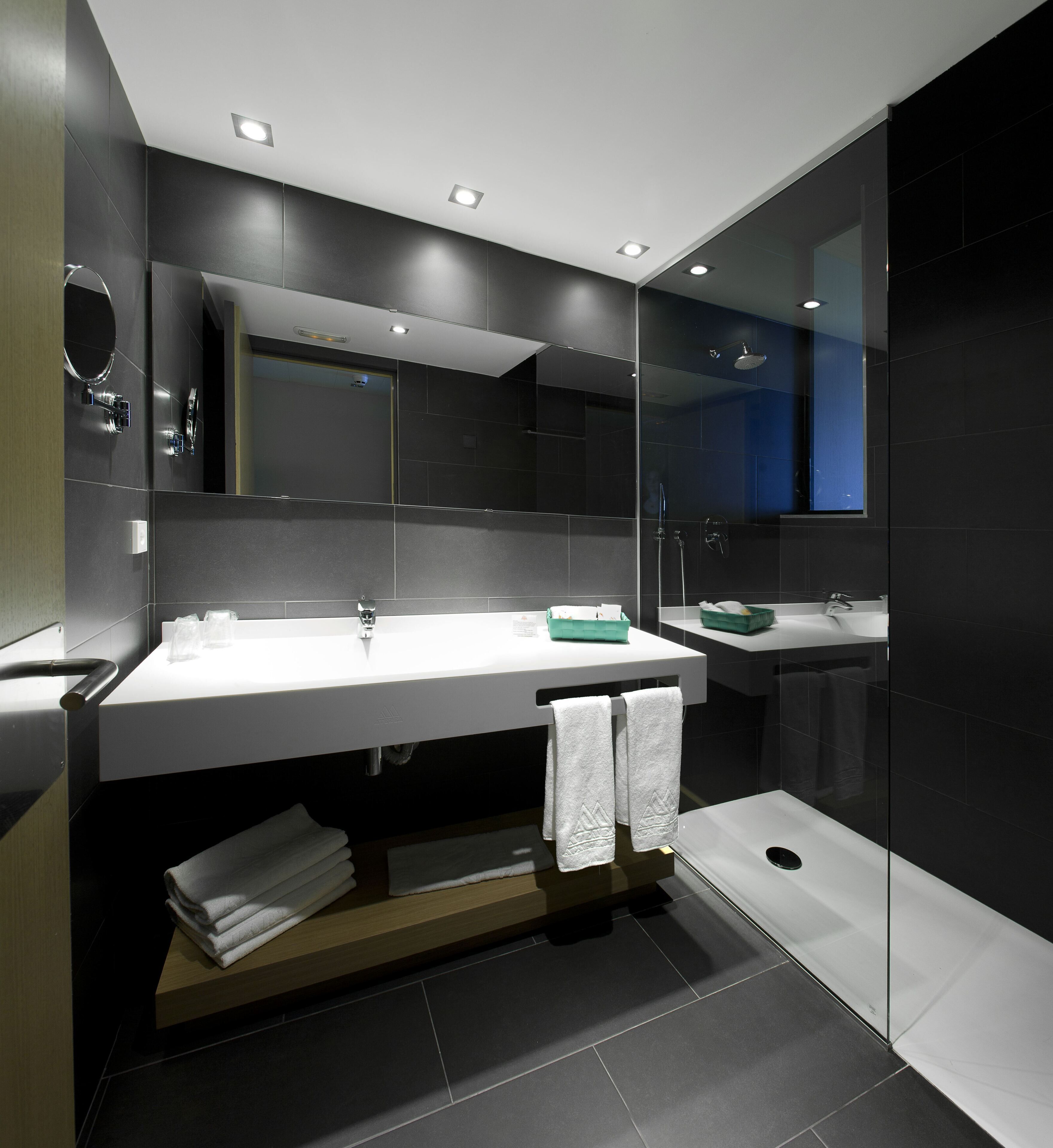 free toiletries, hair dryer, towels, soap