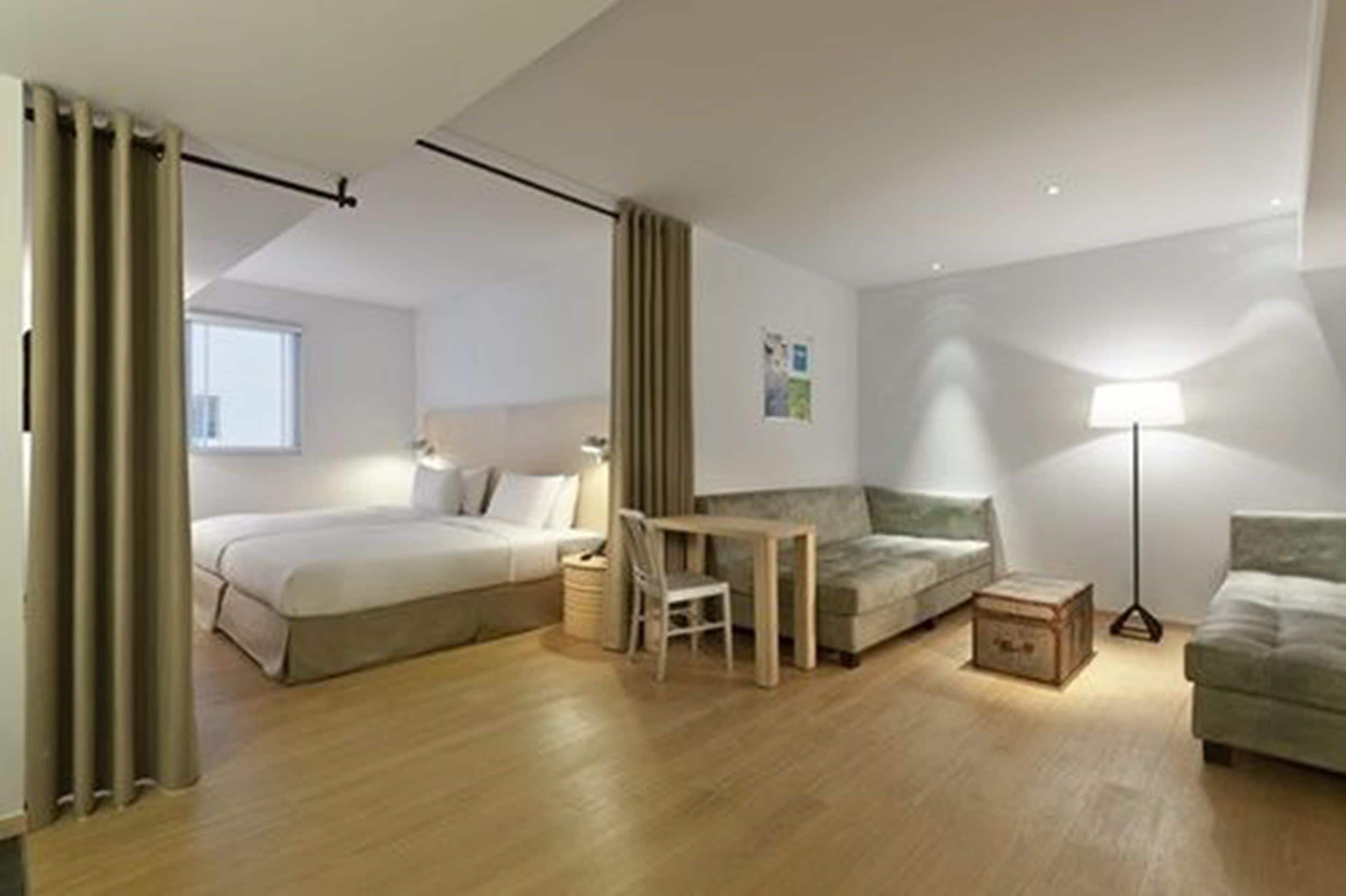 loft twin room (two single beds)  | in-room safe, desk, iron/ironing board, free wifi