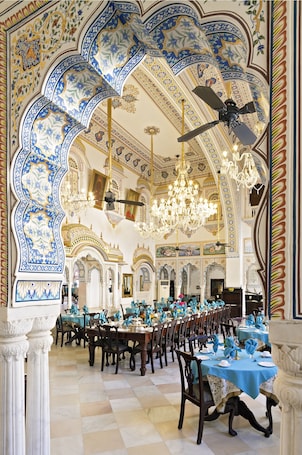 Interior detail. Alsisar Mahal - A Heritage Hotel