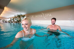 2 indoor pools, pool umbrellas, sun loungers