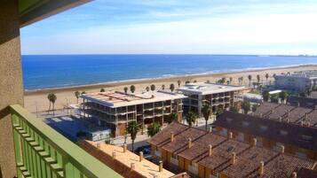 Vue sur la plage/lâocĂ©an