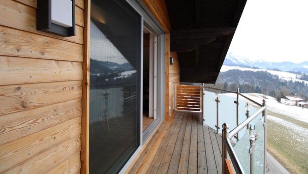 Luxury Apartment, 2 Bedrooms, 2 Bathrooms, Mountain View (Bergkristall) | Terrace/patio - Apartmenthaus Vergissmeinnicht (Abtenau)