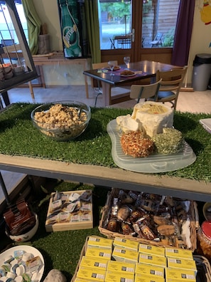 Daily continental breakfast for a fee