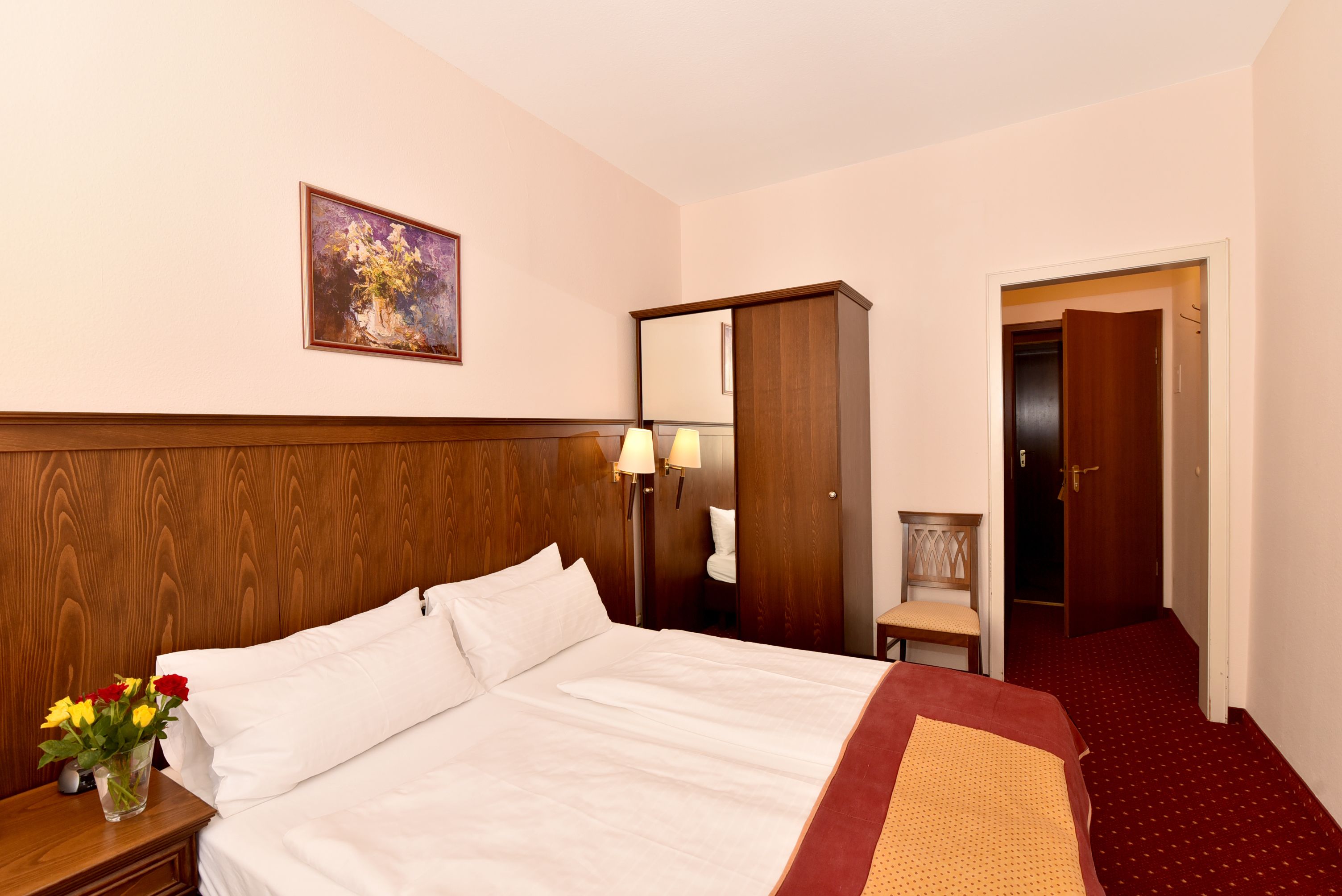 economy double room | 1 bedroom, premium bedding, in-room safe, blackout curtains