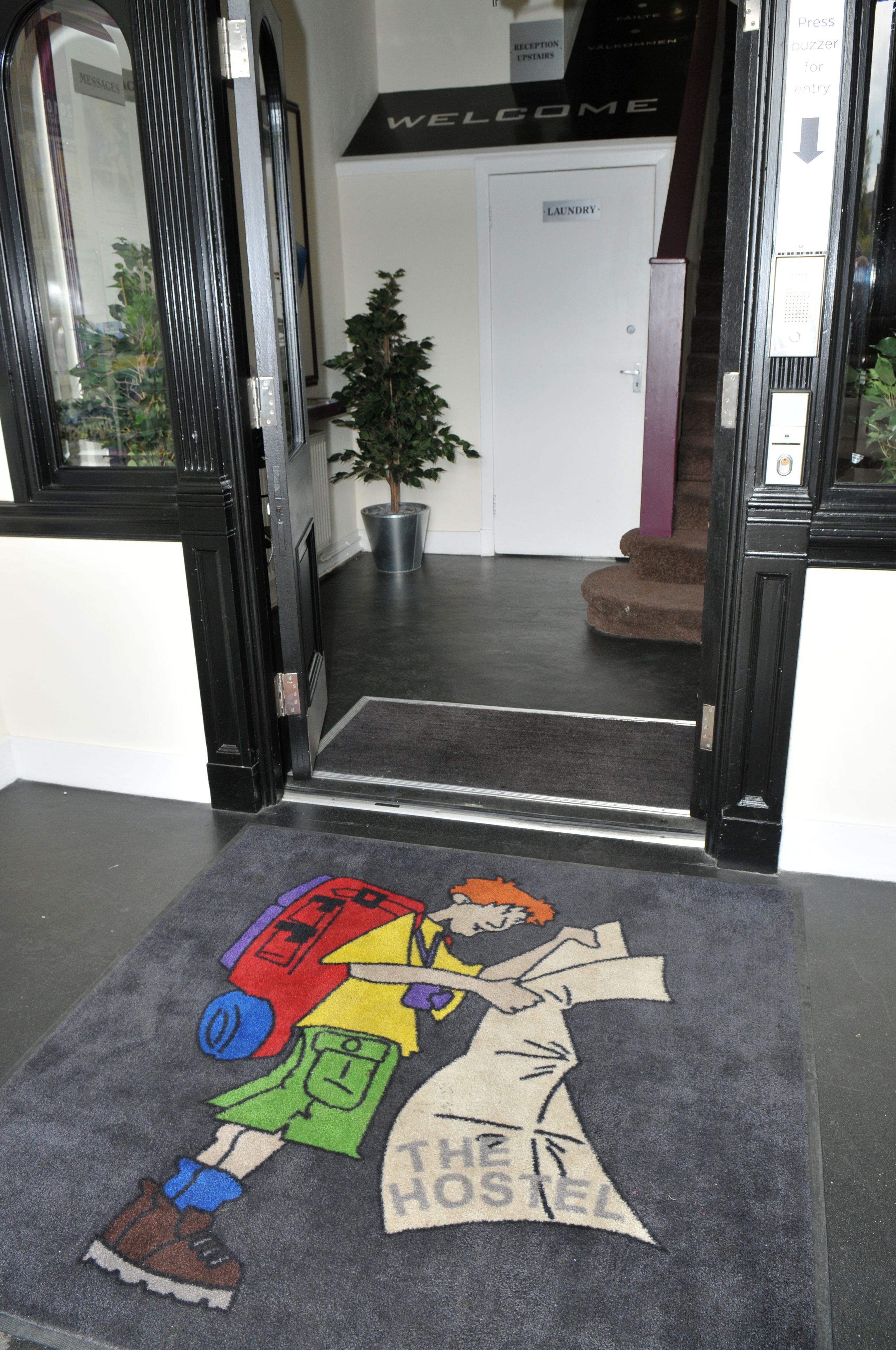 Interior entrance