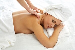 Steam room, body treatments, Swedish massages, massages