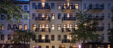 Front of property - evening/night