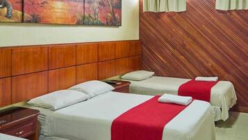 Triple Room | Premium bedding, in-room safe, desk, laptop workspace
