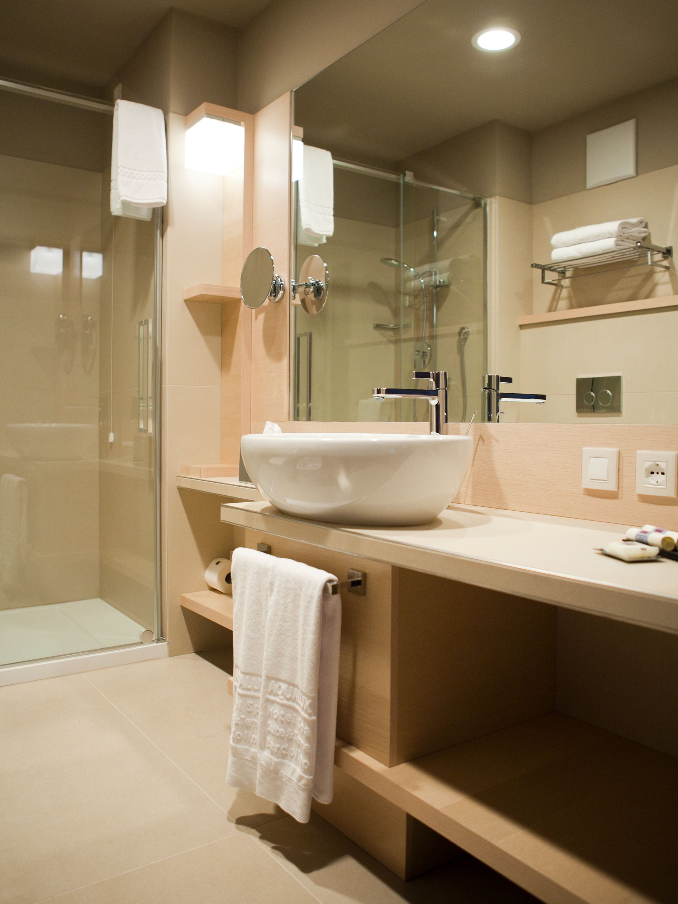 free toiletries, hair dryer, bathrobes, slippers