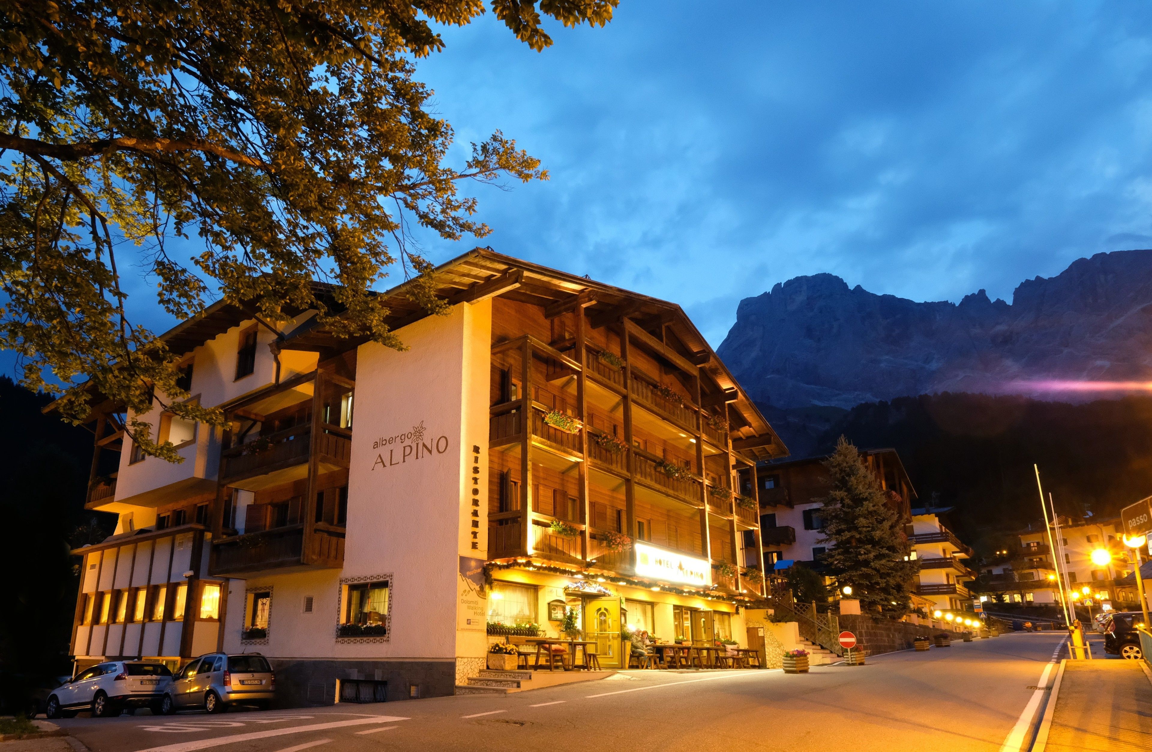 front of property – evening/night