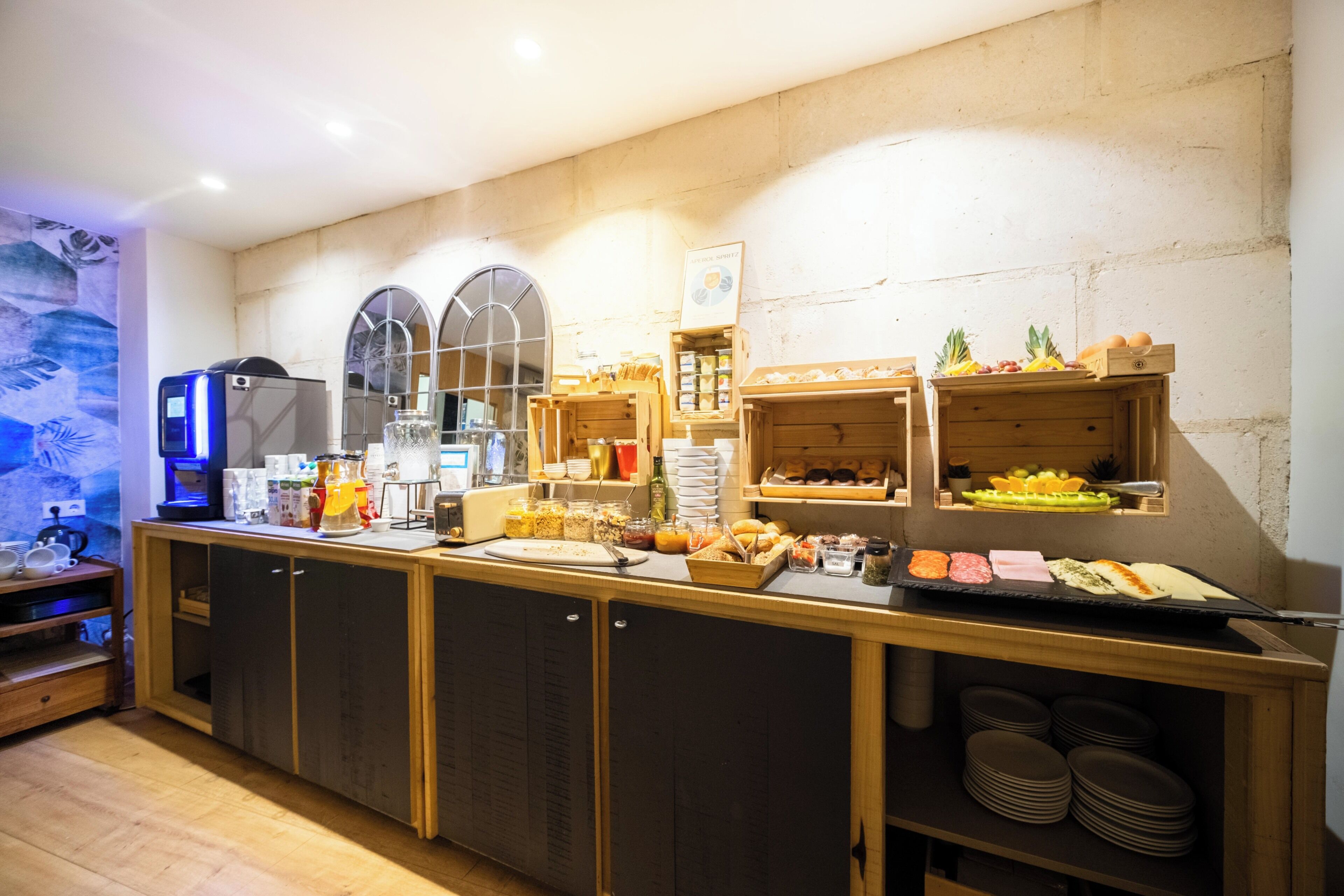 Desayuno buffet todos los días (con cargo)