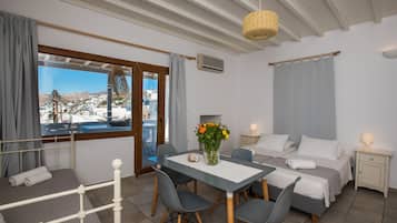 Apartamento, vista para o mar | Camas extras