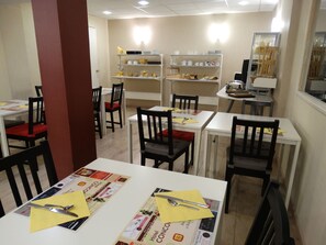 Daily buffet breakfast (EUR 7 per person)