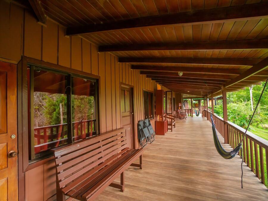 Vista des de l'allotjament