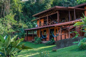 Façade de l’hébergement