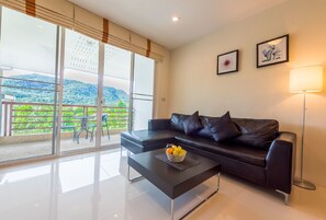 Huoneisto, 2 makuuhuonetta | Oleskelualue | Taulutelevisio