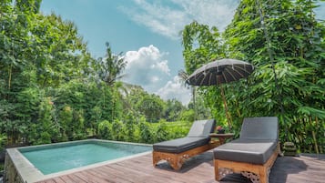 Two Bedroom Private Pool Villa | Minibar, in-room safe, individually decorated, individually furnished