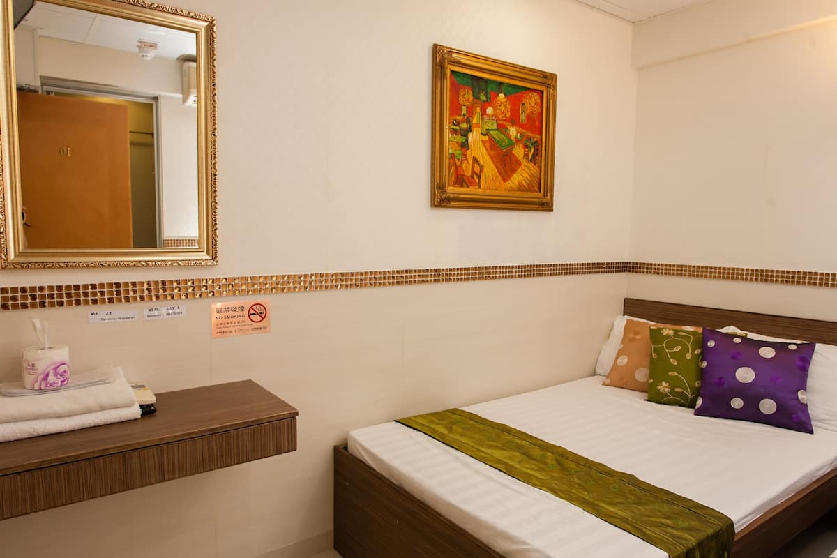 Blackout drapes, free WiFi, bed sheets, wheelchair access