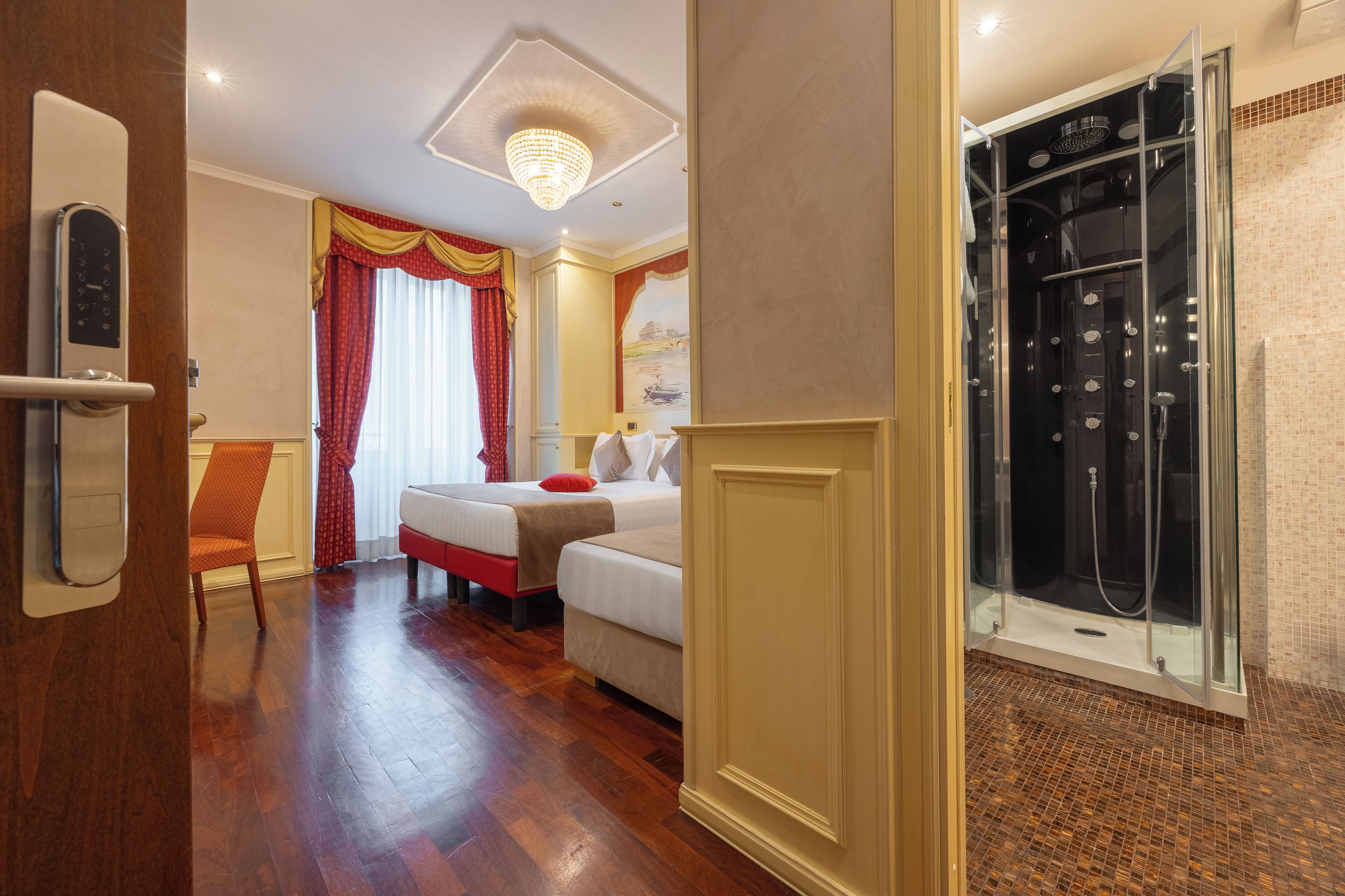 premium bedding, down duvets, in-room safe, individually decorated