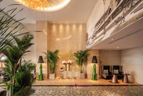 Lobby sitting area