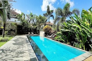 Villa de lujo, 3 habitaciones, piscina privada, junto a la piscina | Terraza o patio