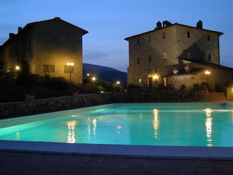 Front of property - evening/night