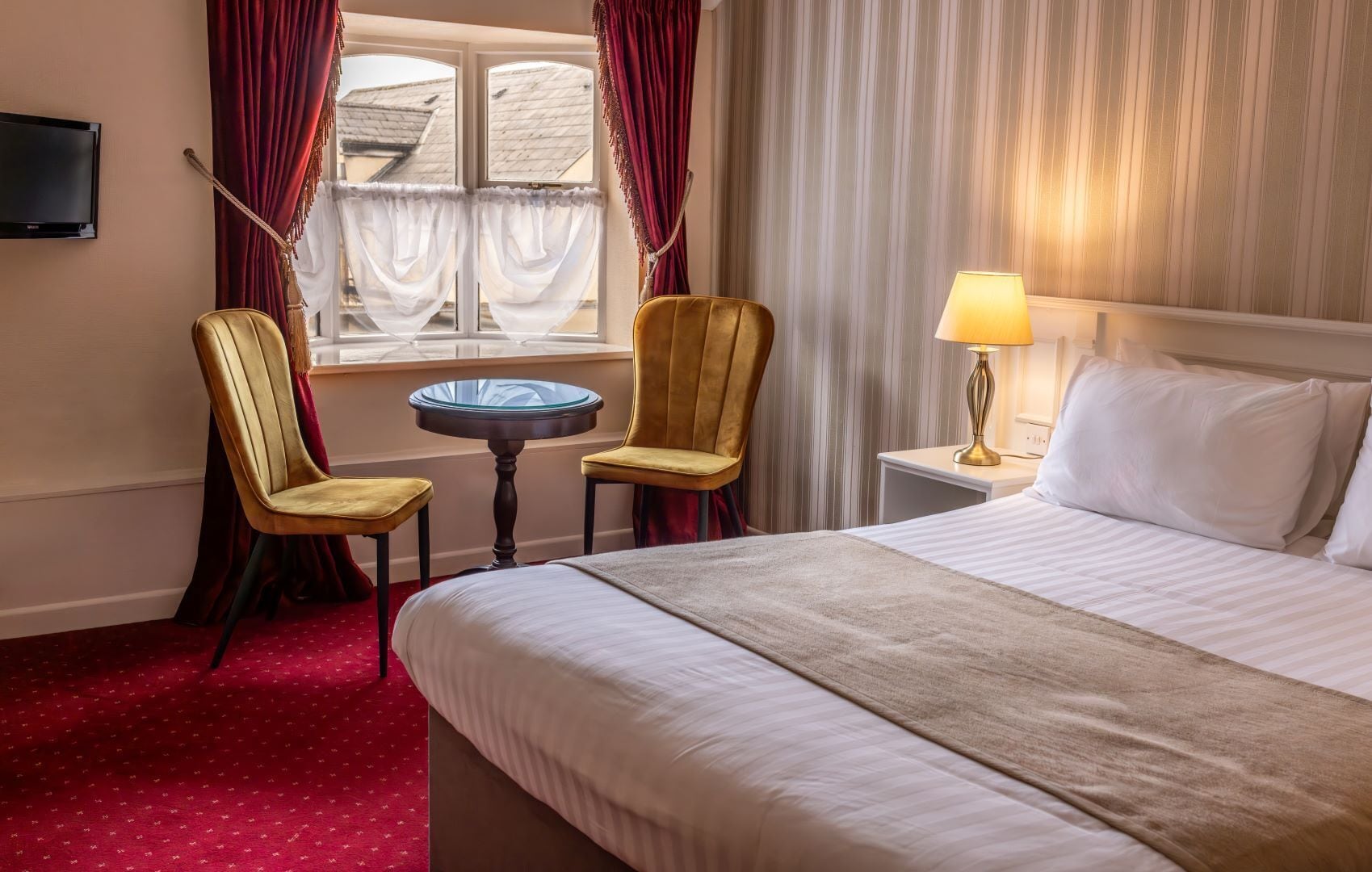 individually decorated, individually furnished, soundproofing