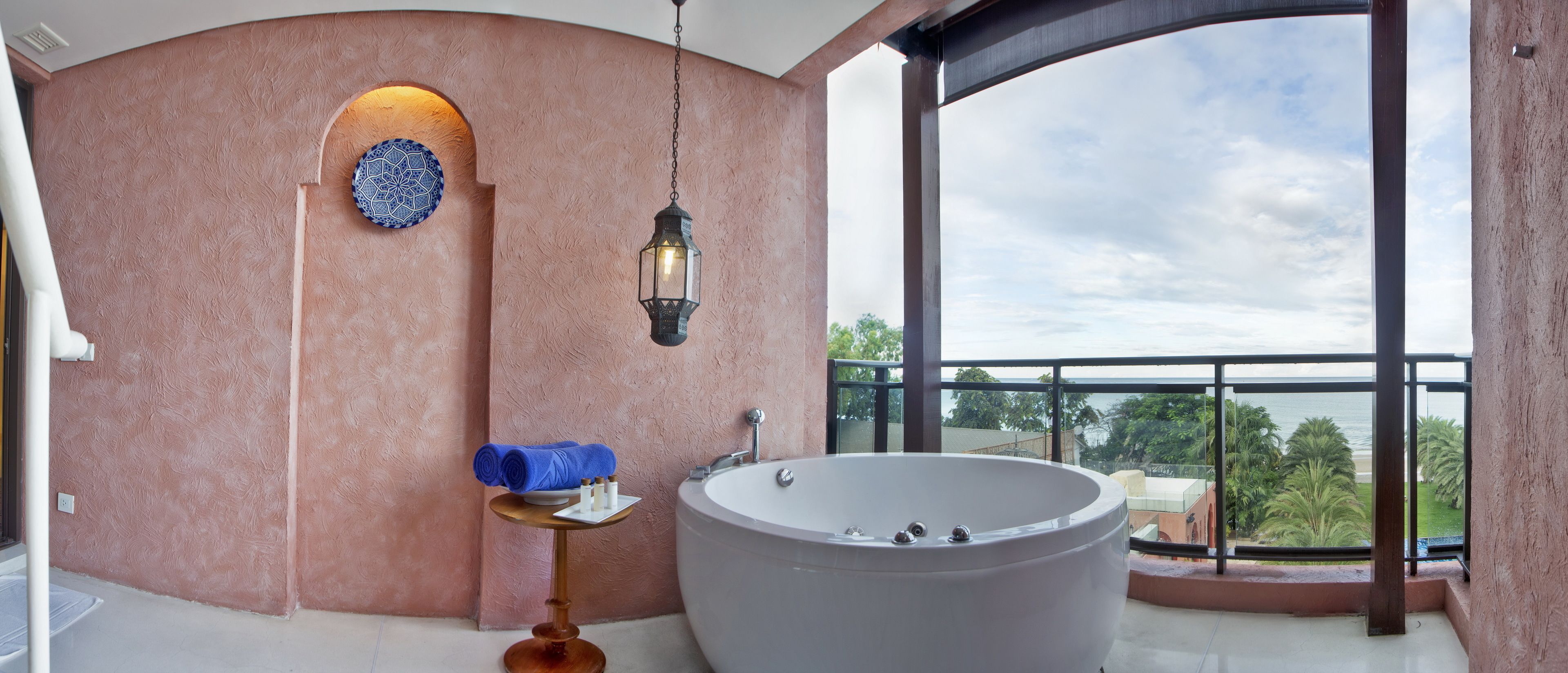 celestial suite balcony jacuzzi | jetted bathtub