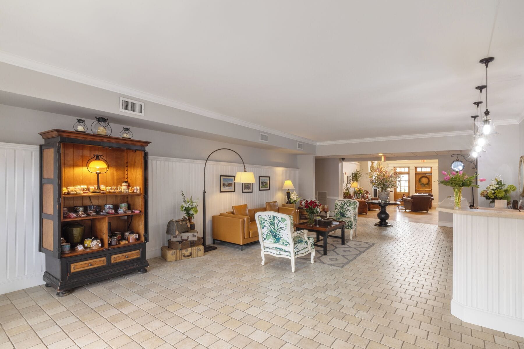 Lobby sitting area