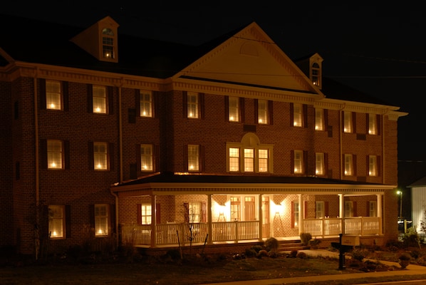Front of property – evening/night