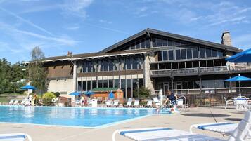 Indoor pool, outdoor pool