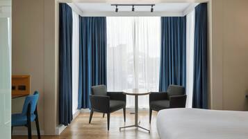 In-room safe, desk, blackout drapes, iron/ironing board