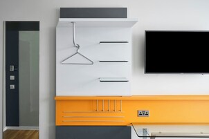 In-room safe, desk, blackout curtains, iron/ironing board