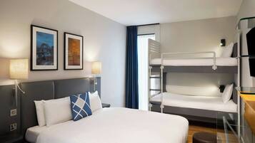 In-room safe, desk, blackout curtains, iron/ironing board