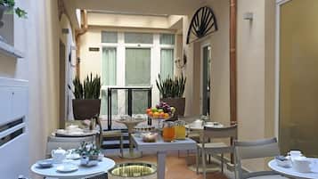 Daily buffet breakfast (EUR 13 per person)