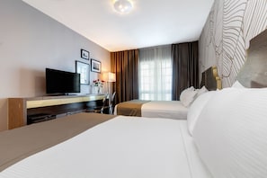 Literie de qualité supérieure, surmatelas, minibar