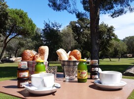 Se ofrece un desayuno continental (12 EUR por persona)