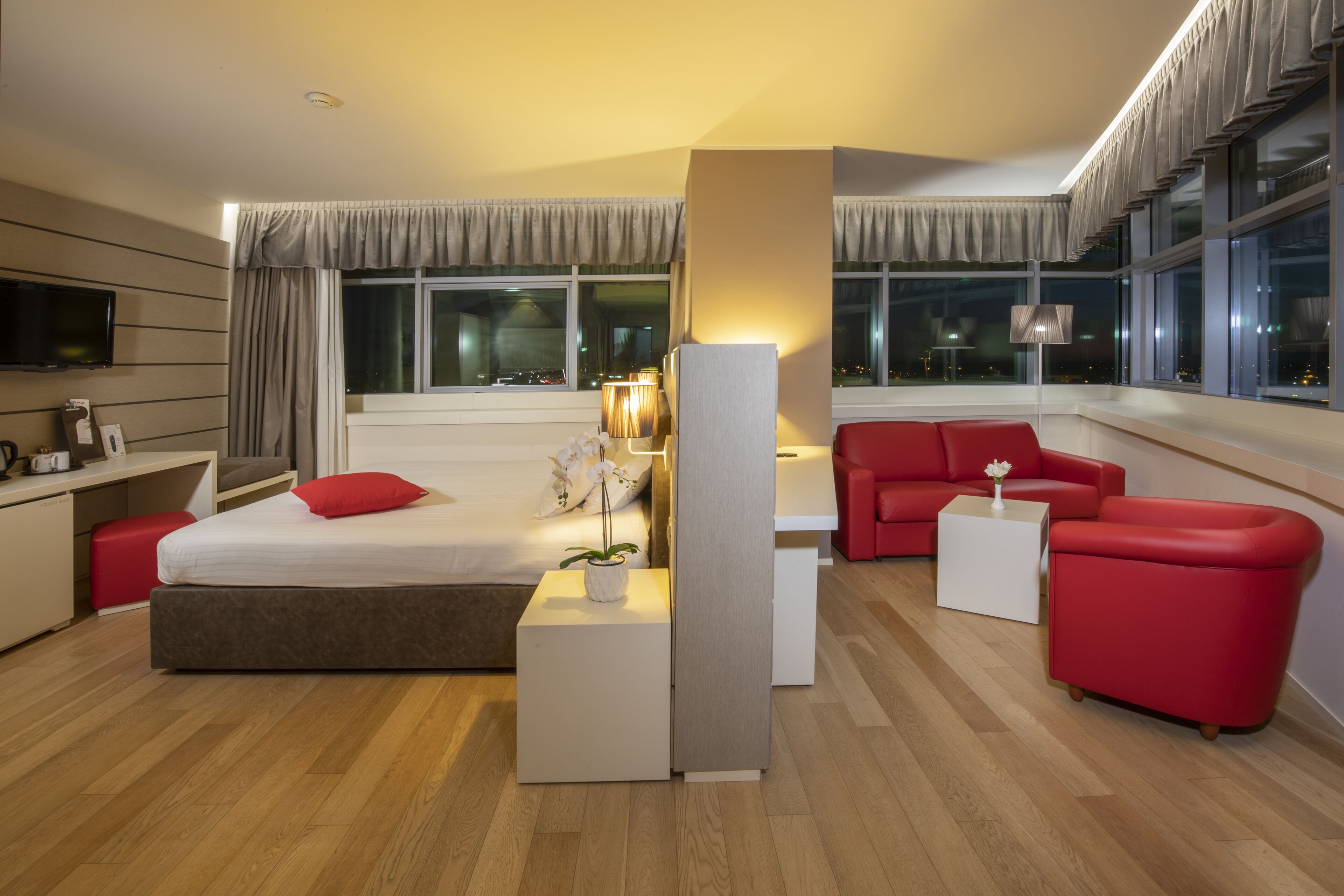 junior room | down duvets, memory-foam beds, free minibar items, in-room safe