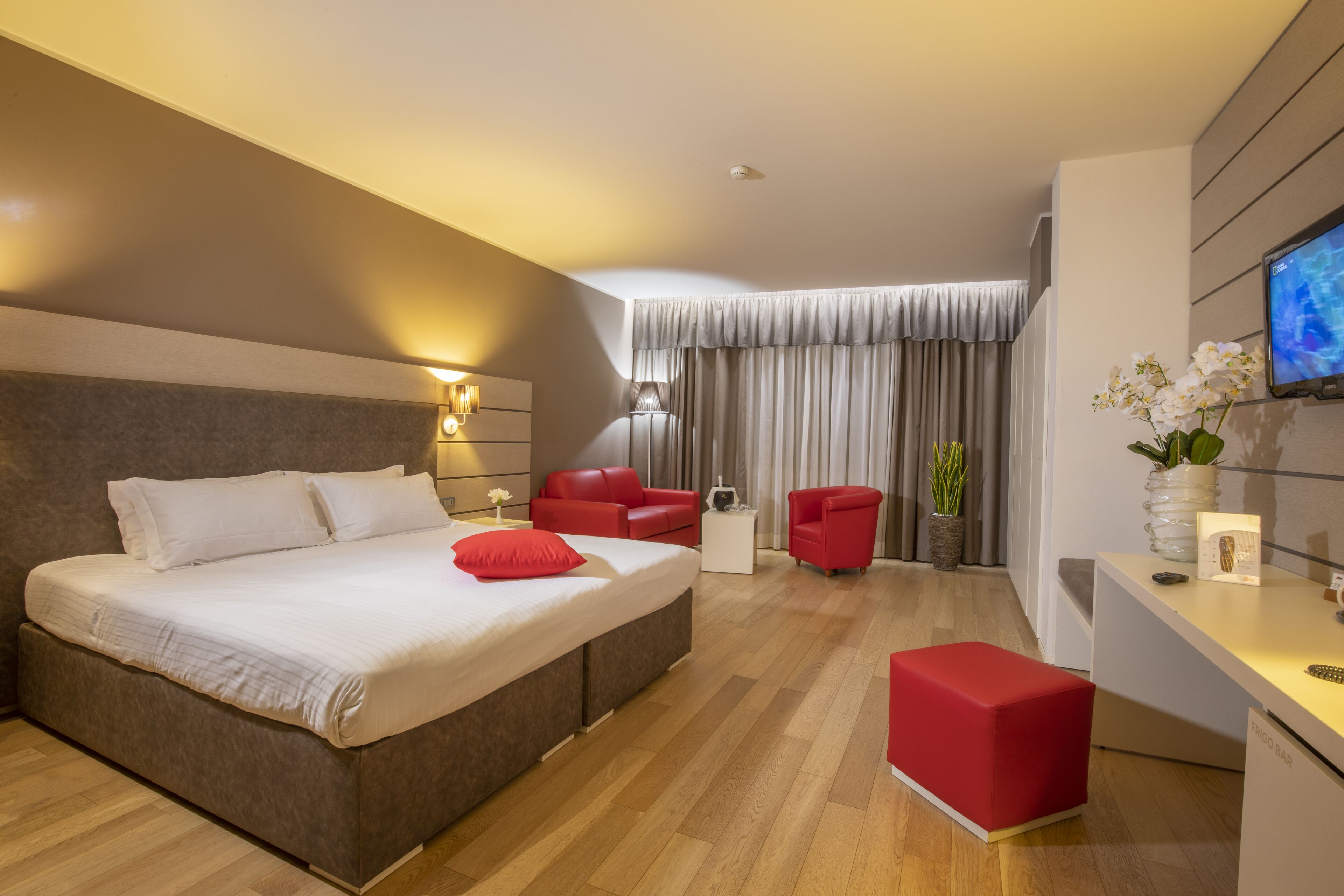 junior room | down duvets, memory-foam beds, free minibar items, in-room safe