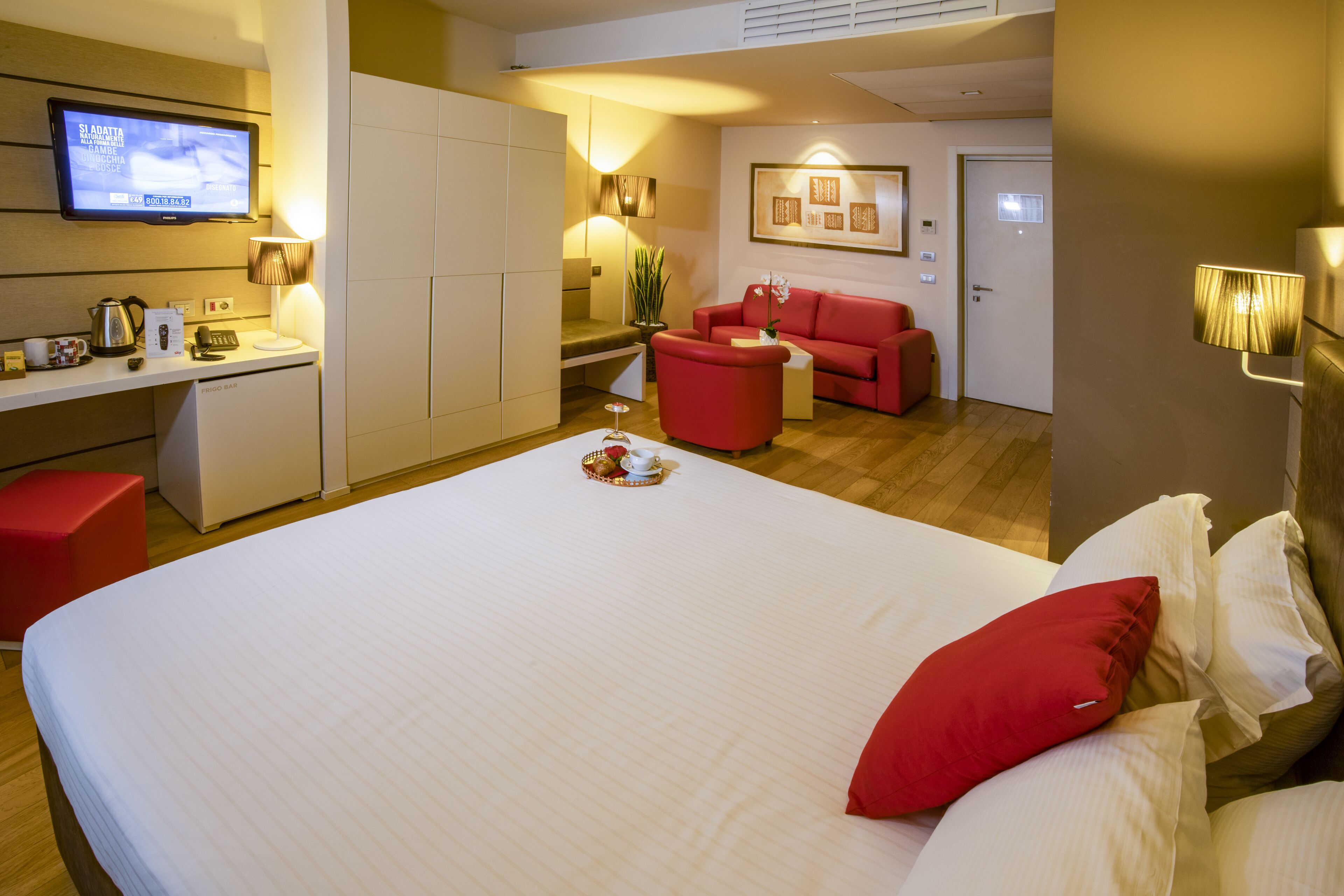 junior room | down duvets, memory-foam beds, free minibar items, in-room safe