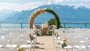Área de bodas al aire libre