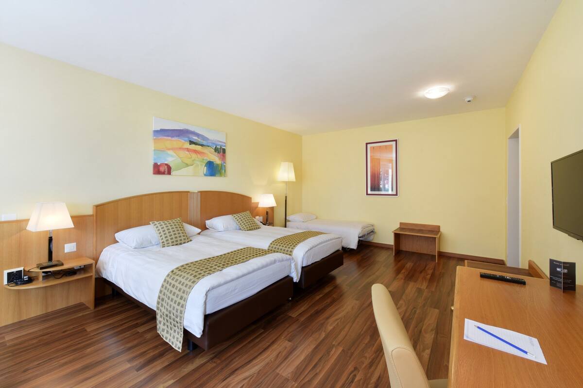 Triple Room | Desk, blackout curtains, free WiFi, alarm clocks