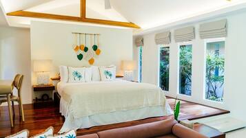 Signature villa, 1 slaapkamer, uitzicht op tuin, tuin | Kameruitzicht