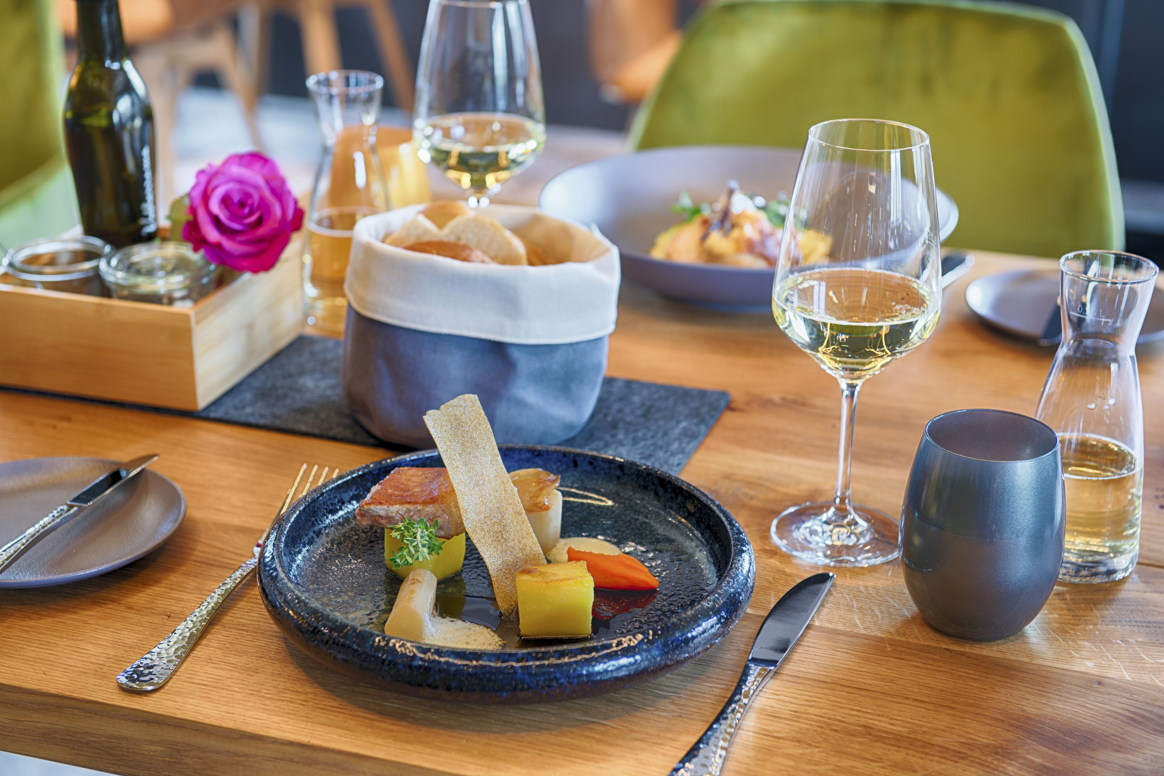 Mittagessen und Abendessen, regionale Küche