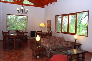 21-inch TV with cable channels