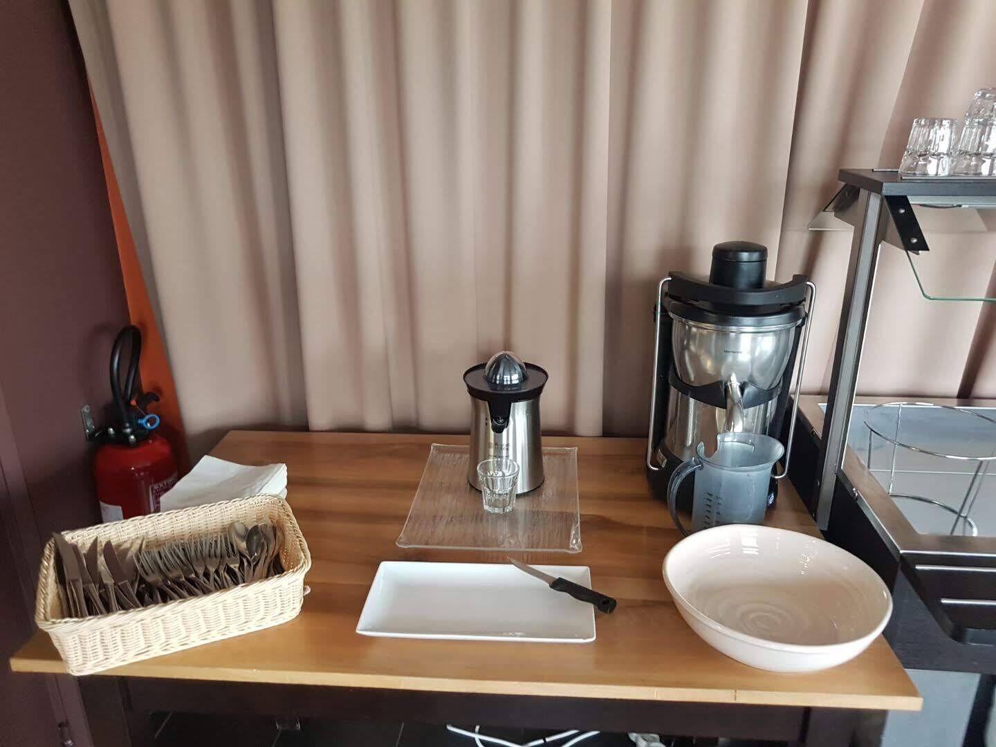 daily buffet breakfast (eur 13.50 per person)