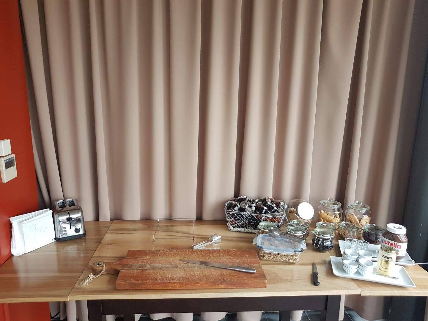 daily buffet breakfast (eur 13.50 per person)