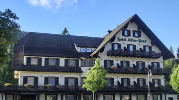 Fassade der Unterkunft